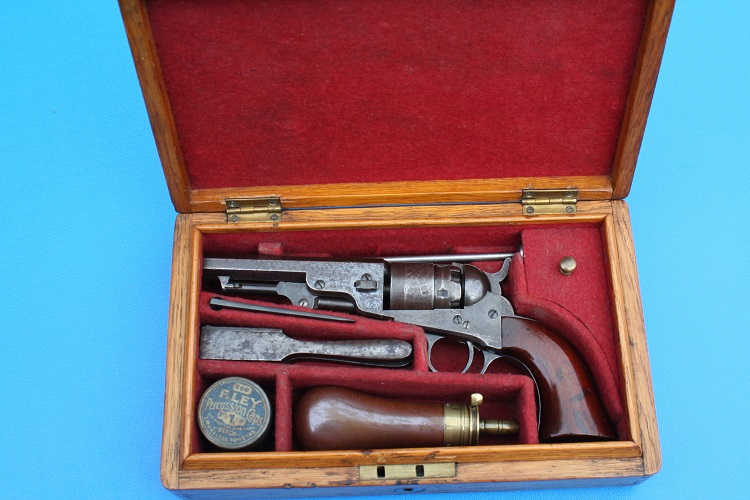 Cased Colt Model 1862 Pocket Navy Revolver