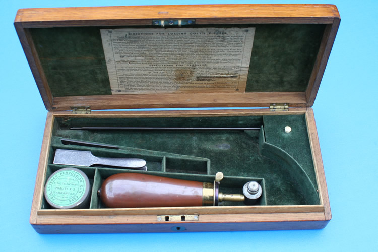 Cased Colt Model 1851 Navy Revolver