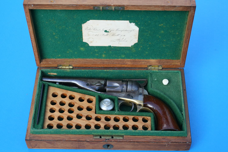 Cased Colt Model 1862 Police Richard-Mason Conversion