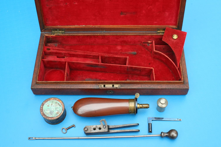 Cased Colt Model 1851 London Navy Revolver