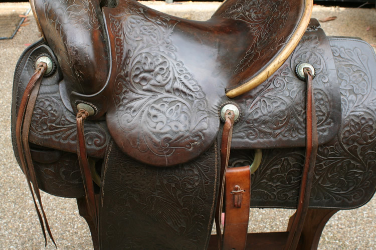 Western Saddle by R J. Andrew