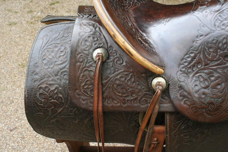 Western Saddle by R J. Andrew