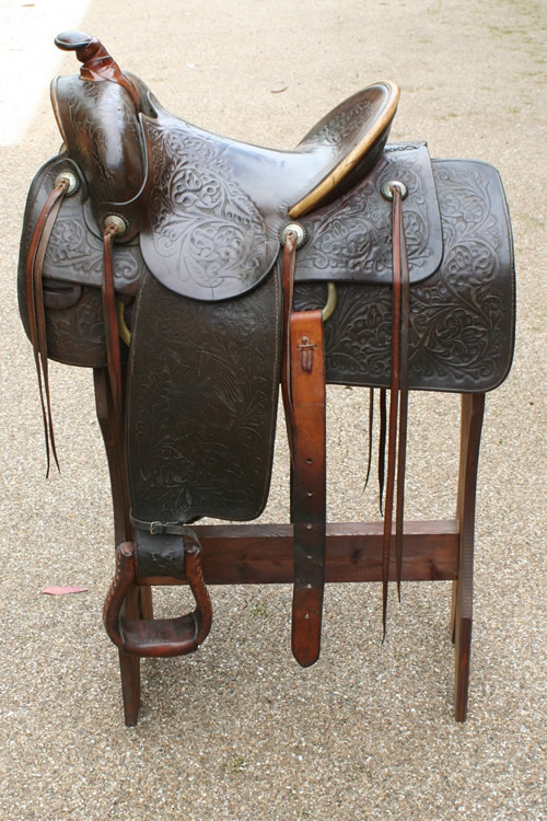 Western Saddle by R J. Andrew