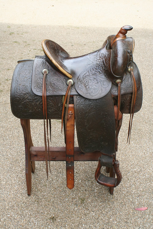 Western Saddle by R J. Andrew