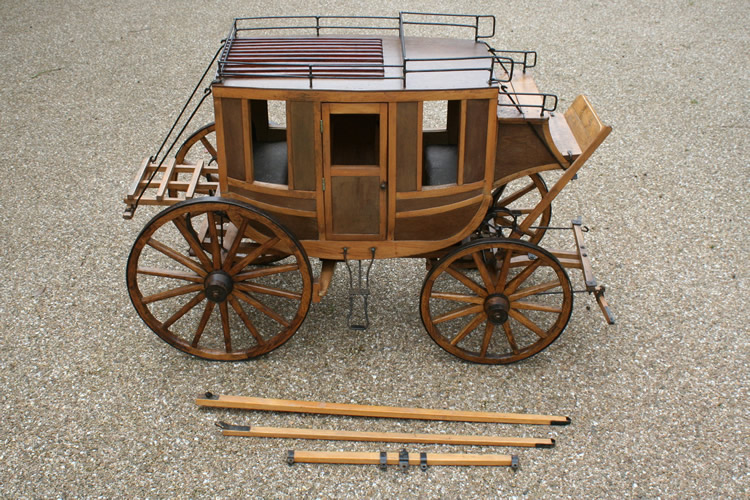 Large Scale Model Western Stage Coach