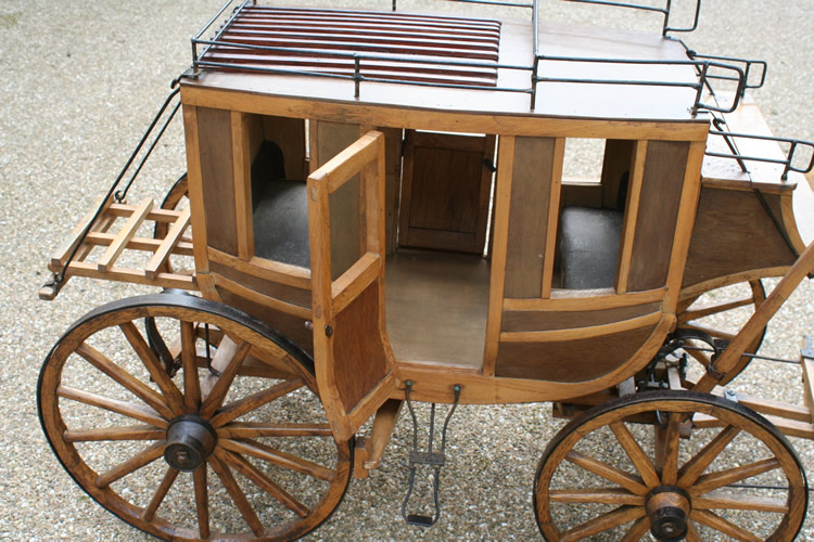 Large Scale Model Western Stage Coach
